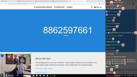 xQc Takes Human Benchmark Test - YouTube