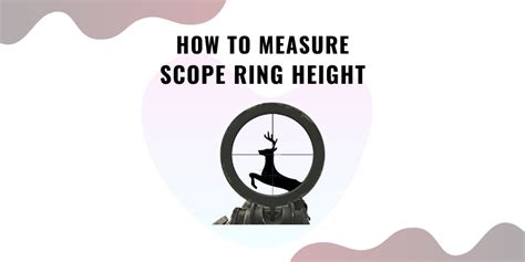 How To Measure Scope Ring Height 2022 In 3 Easy Steps National