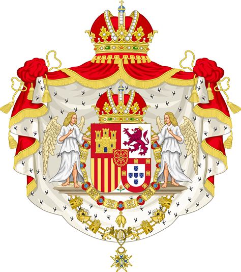 Coat Of Arms Of The United Kingdom Of Iberia By Houseofhesse On Deviantart