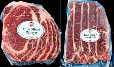 Ribeyes are a flavorful cut of meat due to the marbling of fat. World Inspired Thin Sliced Meats - Tony's Meats & Market