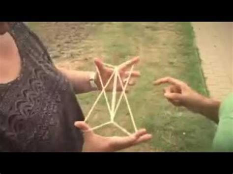 This toy is suitable for indoor or outdoor play. Cat's Cradle String Game for 2 People - How to play - YouTube