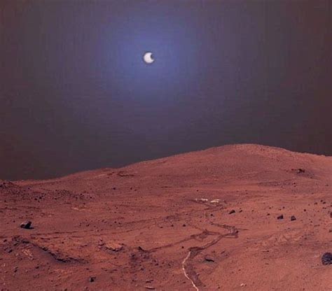 Phobos Moon From Mars Mars Rover Mars Planet Mars Surface