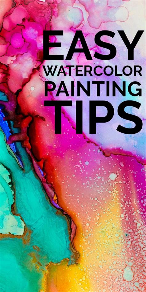 4 Easy Watercolor Painting Tips For Beginners