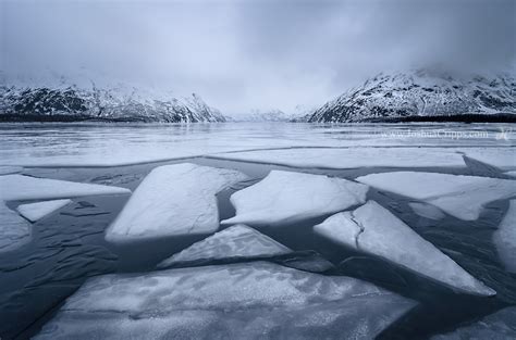 Cold Feet Portage Lake Alaska Frozen In Winter