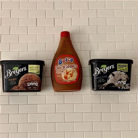 Set Of 2 Breyers Ice Cream And Bosco Dulce De Leche Syrup Etsy