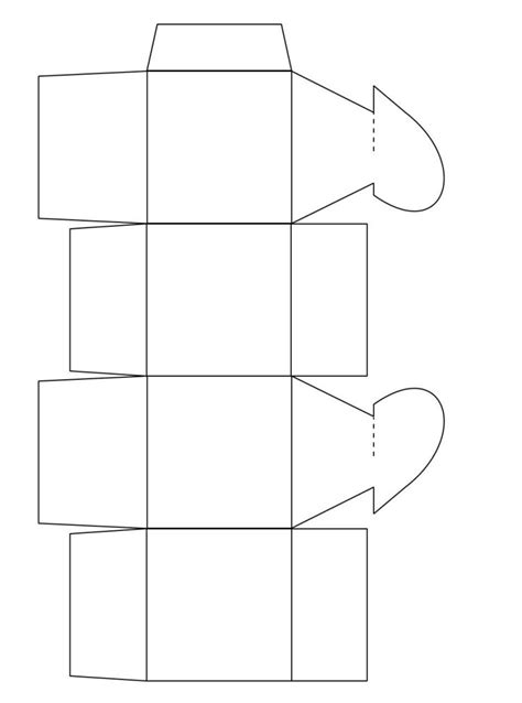 Einen drucker zum ausdrucken deiner vorlage. Schachtel basteln: Ideen und Vorlagen für Geschenkbox ...