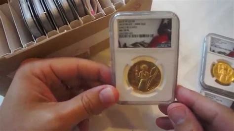 Unboxing Of 2015 One Ounce Gold Liberty Coins Graded By Ngc Youtube