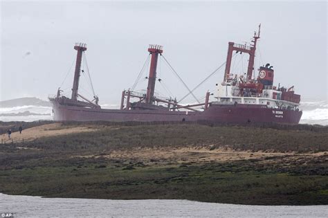 Wildlife And Beach Threatened By Leaked Fuel After Cargo Ship Runs