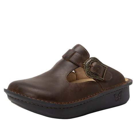 alegria shoes classic oiled brown