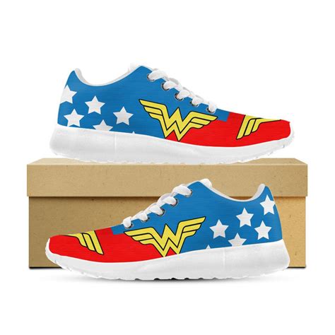 Wonder Woman Shoes Custom Printed Sneakers Womens Mens And Kids By