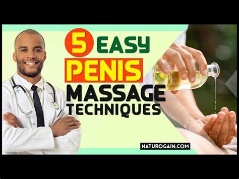 How To Massage Your Penis Correctly To Cure Erectile Dysfunction Youtube