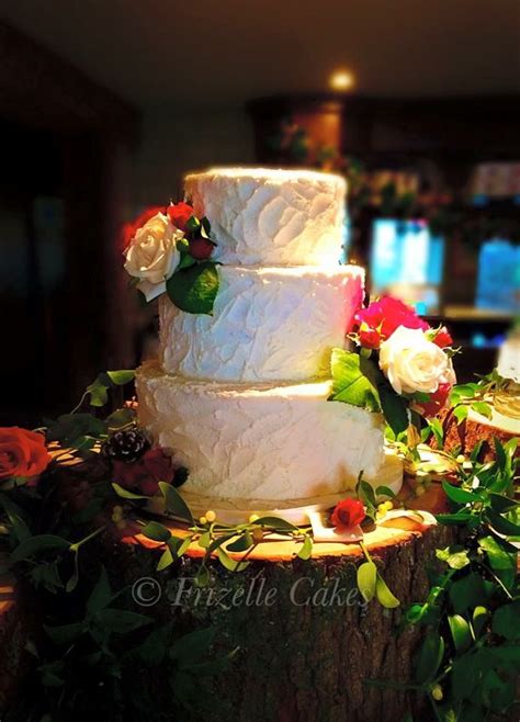 Buttercream Wedding Cake By Frizelle Cakes Chichester Rustic White