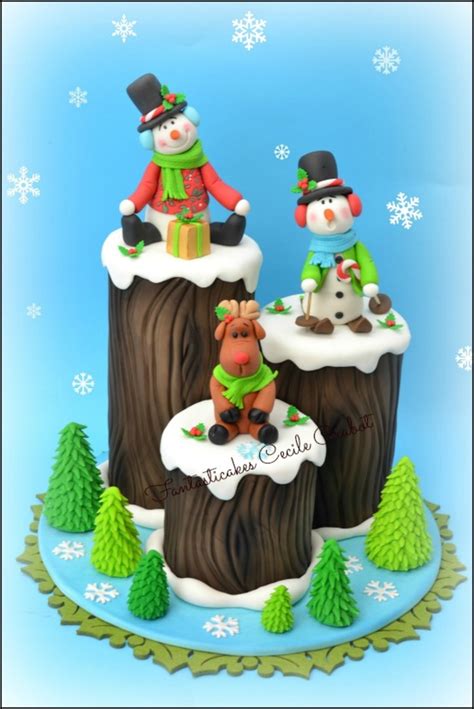 Planning a fun, original christmas party on top of everything else might feel impossible, but it's not! Funny Christmas Logs Cake - CakeCentral.com