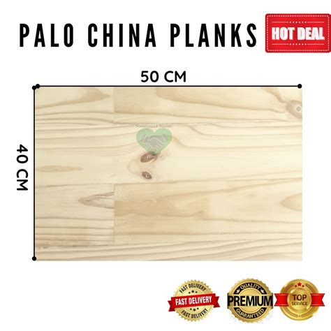 Smooth Palo China Wood Plank 50cm X 40cm X 15cm Sold Per Piece We
