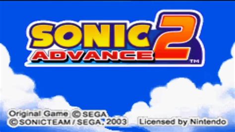 Sonic Advance 2 Gba Longplay One News Page Video