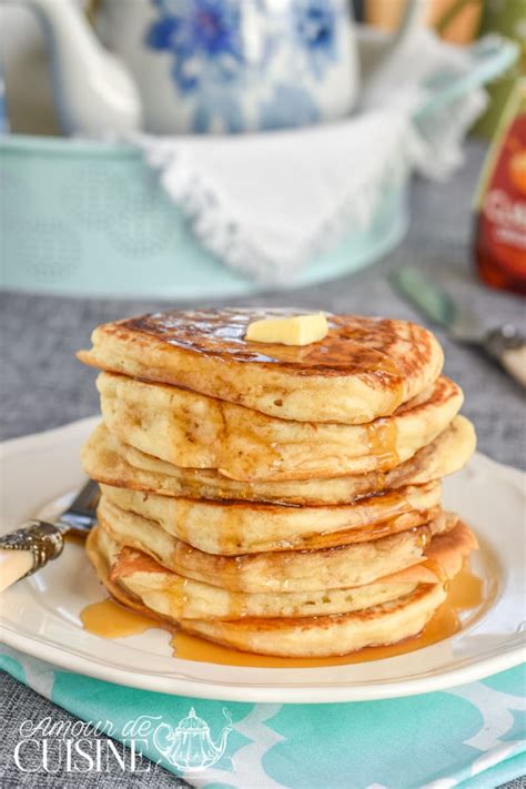 Les Vrais Pancakes Américains Faciles Et Rapides Amour De Cuisine