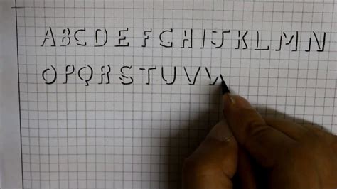 Shadow Writing All Alphabets In 2 Minutes Youtube
