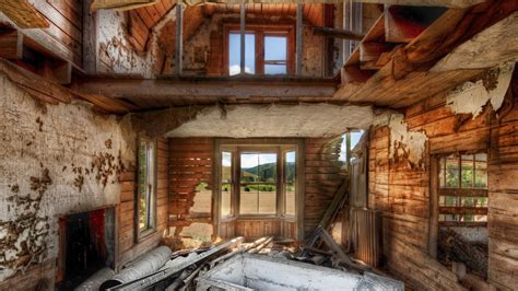 Wallpaper Window Room Ruin Wood House Indoors Hdr Interior