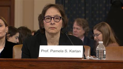 pamela karlan delivers opening statement at impeachment hearing good morning america