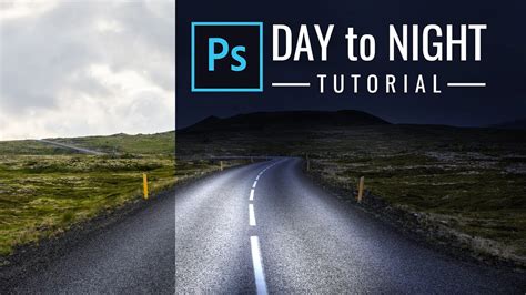 How To Turn Day Into Night Photoshop Tutorial Youtube