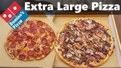 1 large dominos american legends pizzas for $13.99. Domino's New Extra Large Pizza Vs Standard Large ...