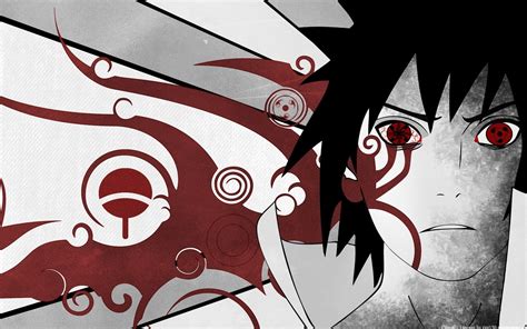 Naruto Shippuuden Anime Uchiha Sasuke Vector Art