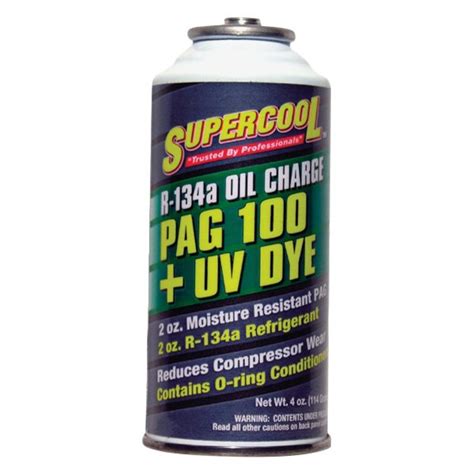Supercool® 7554 Pag 100 R134a Refrigerant Oil Charge With Fluorescent