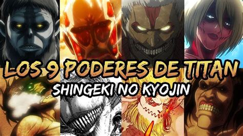 ¿cuáles Son Los Titanes De Shingeki No Kyojin Guía Completa