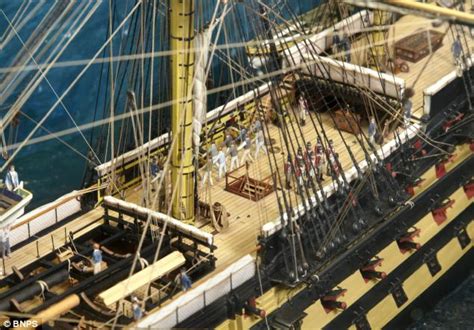 Magnificent Model Of Hms Victory Complete With Lord Nelson And Captain