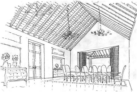 Michael Heath Caldwell Interior Sketch 1 House Interior Flickr
