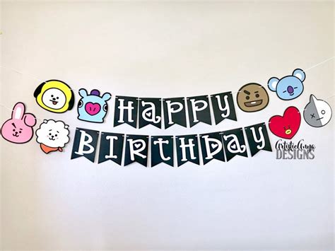 This Item Is Unavailable Birthday Banner Free Printable Bts Happy