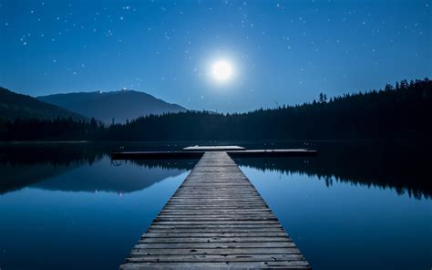 Dell Xps 15 Hd Wallpapers Lake View Moon 4k Wallpapers Hd Wallpapers Id