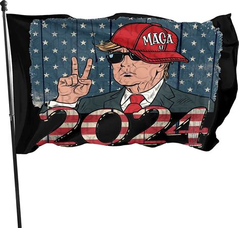 Amazon.com: Donald Trump Flag In 2024, Trump Re-Elected The 2024 Flag 
