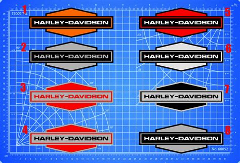 Harley Davidson Gas Tank Sticker Tank Logo Decal Motorcycle Tank Decal