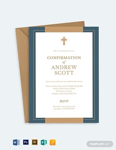 Best Church Invitation 14 Examples Illustrator Word Pages