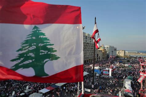 Parallel National Day Rallies By Lebanon Protesters Leaders