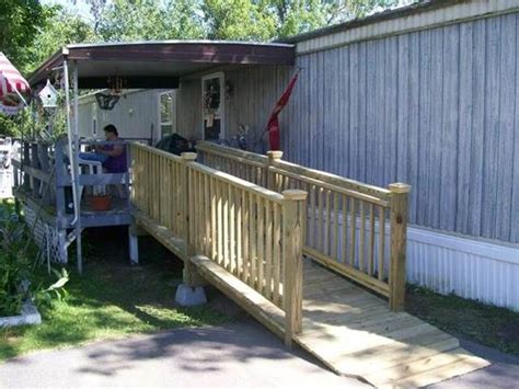 The ideal wheelchair ramp for the home should be made of wood rather than concrete or metal. wheelchair ramps from mobile home - Bing Images ...