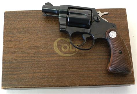Colt Detective Special 38 Caliber Old Model Revolver With Box C1387