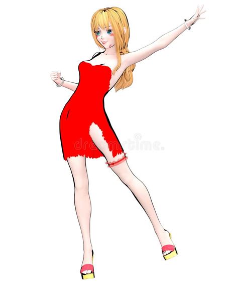 3d Japanese Anime Girl Stock Illustration Illustration Of Digital 168993445