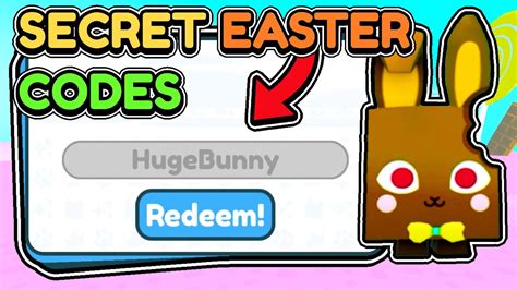 🐰this Secret Easter Code Gives Free Easter Pets In Pet Simulator X