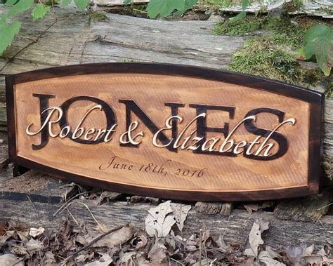 Personalized Wooden Signs From Little River Woodcraft