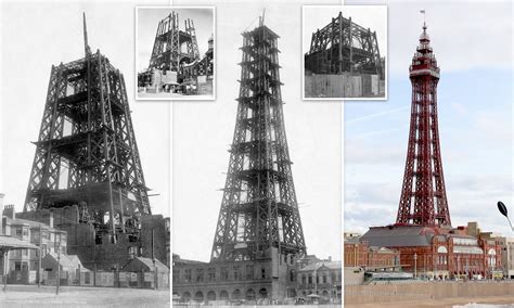 Never Before Seen Shots Show Blackpool Tower Being Built 125 Years Ago