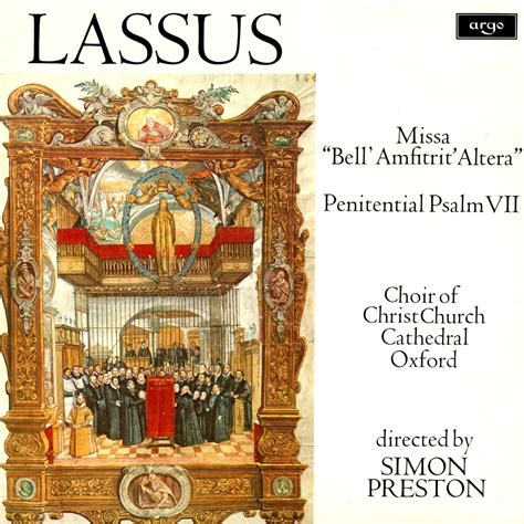 ‎lassus Missa Bell Amfitrit Altera Penitential Psalm Vii By Choir