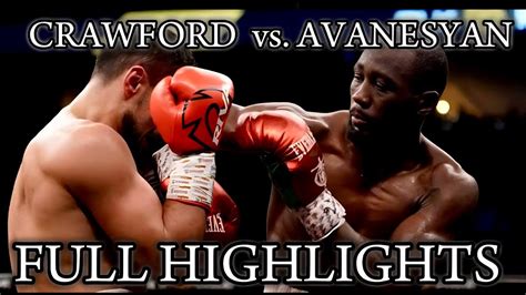 Knockout Terence Crawford Vs David Avanesyan Full Fight Highlights
