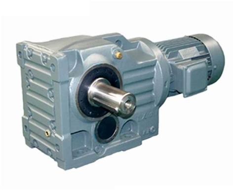 Right Angle Hollow Shaft Helical Bevel Gearbox And Motor Geared Motor