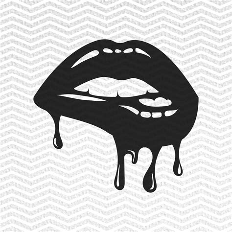 Lips Svg Sexy Lips Dripping Lips Files For For Cricut Svg Etsy Uk