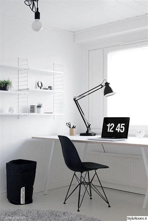 41 Enjoying Scandinavian Home Office Design That Inspire Home Office