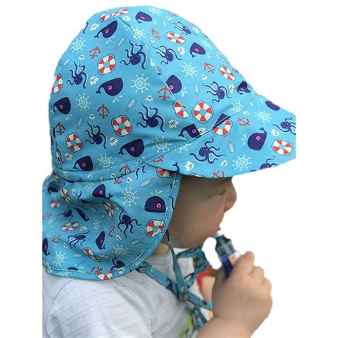 Wodstyle Baby Boys Girl Summer Legionnaire Sun Hat Neck Flap Hat Uv