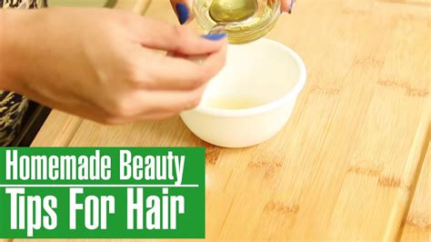 3 easy and simple homemade beauty tips for hair youtube