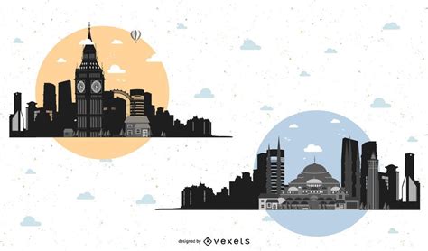 Cityscapes Vector Vector Download
